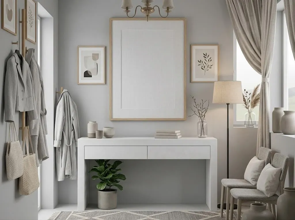 Hall in the Scandinavian style template