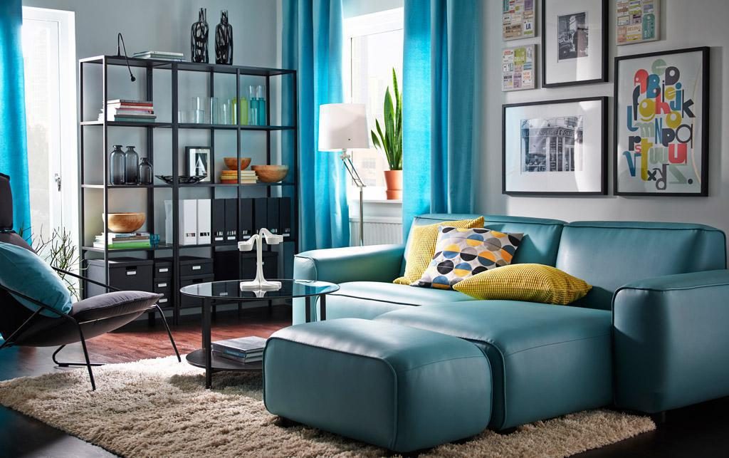 Harbour Teal · Living room