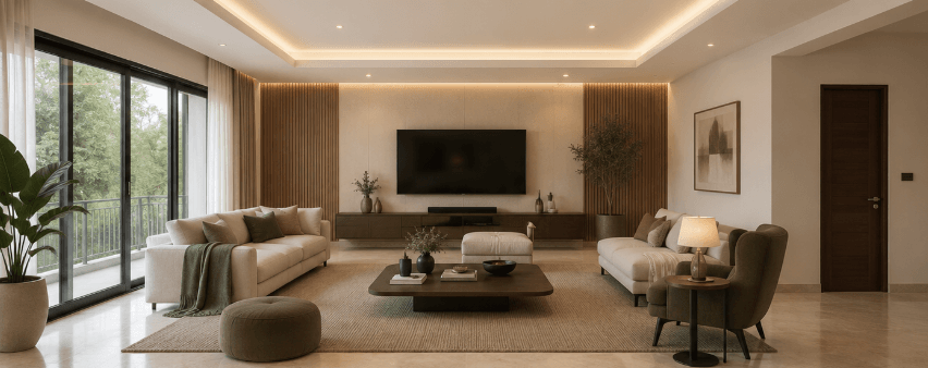 Same room after Think Decor AI redesign